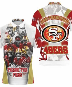 San Francisco 49ers Thank You Fans Nfc West Division Super Bowl 2021 3D All Over Print Polo Shirt
