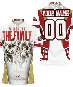 San Francisco 49ers Welcome To The Family Nfc West Division Super Bowl 2021 Personalized 3D All Over Print Polo Shirt