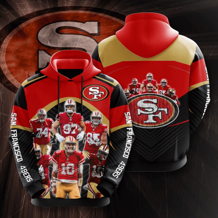 San Francisco Sport All Over Print Hoodie 3D 12