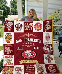San Francisco ers Faithful Quilt Blanket Bedding Set Great Customized Blanket Gifts For Birthday Christmas Thanksgiving