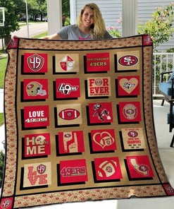 San Francisco ers Forever Quilt Blanket Bedding Set Great Customized Blanket Gifts For Birthday Christmas Thanksgiving