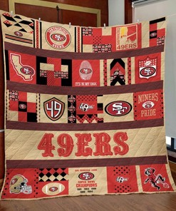 San Francisco ers Niners Pride Quilt Blanket Bedding Set Great Customized Blanket Gifts For Birthday Christmas Thanksgiving