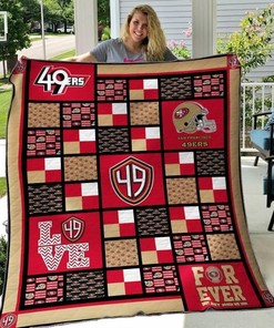 San Francisco ers Pattern Quilt Blanket Bedding Set Great Customized Blanket Gifts For Birthday Christmas Thanksgiving