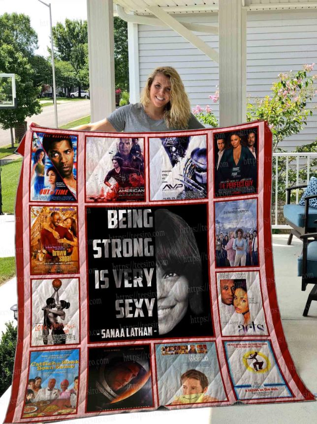 Sanaa Lathan Quilt Blanket Bedding Set for Home Décor