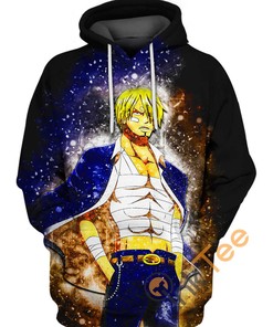 Sanji Chef Blackleg Hoodie 3D