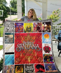 Santana Albums Cover Poster Quilt Blanket Bedding Set