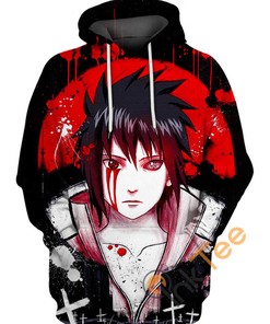 Sasuke Uchiha The Blood Eyes Hoodie 3D