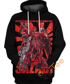 Sazabi Gundam Hoodie 3D