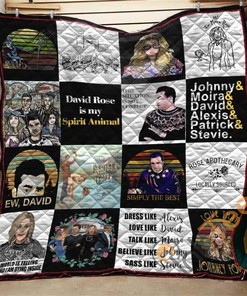 Schitt's Creek Collage Personalized Quilt Blanket Bedding Set