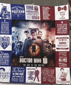 Sci-fi Doctor Who Quilt Blanket Bedding Set for Home Décor