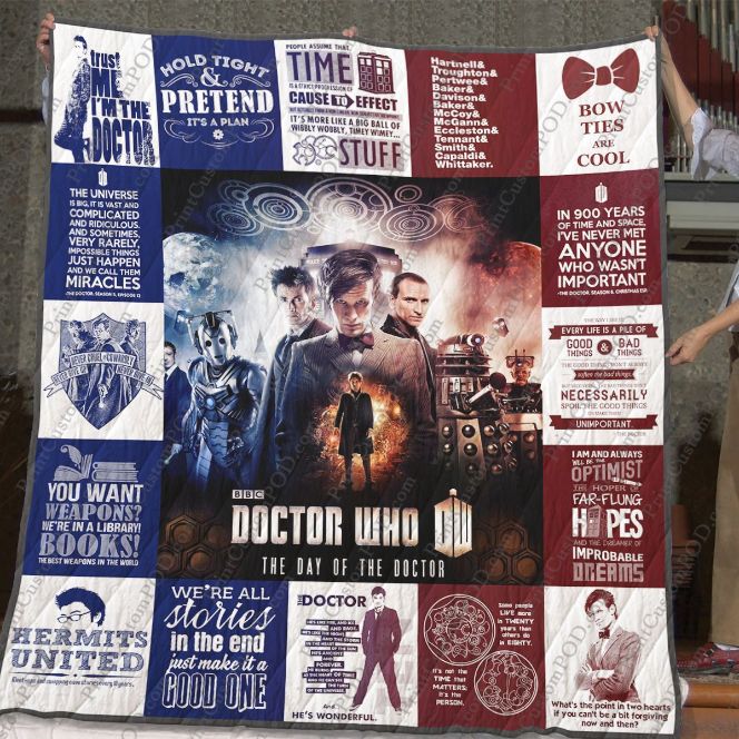 Sci-fi Doctor Who Quilt Blanket Bedding Set for Home Décor