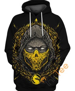 Scorpion Mortal Kombat Sport All Over Print Hoodie 3D