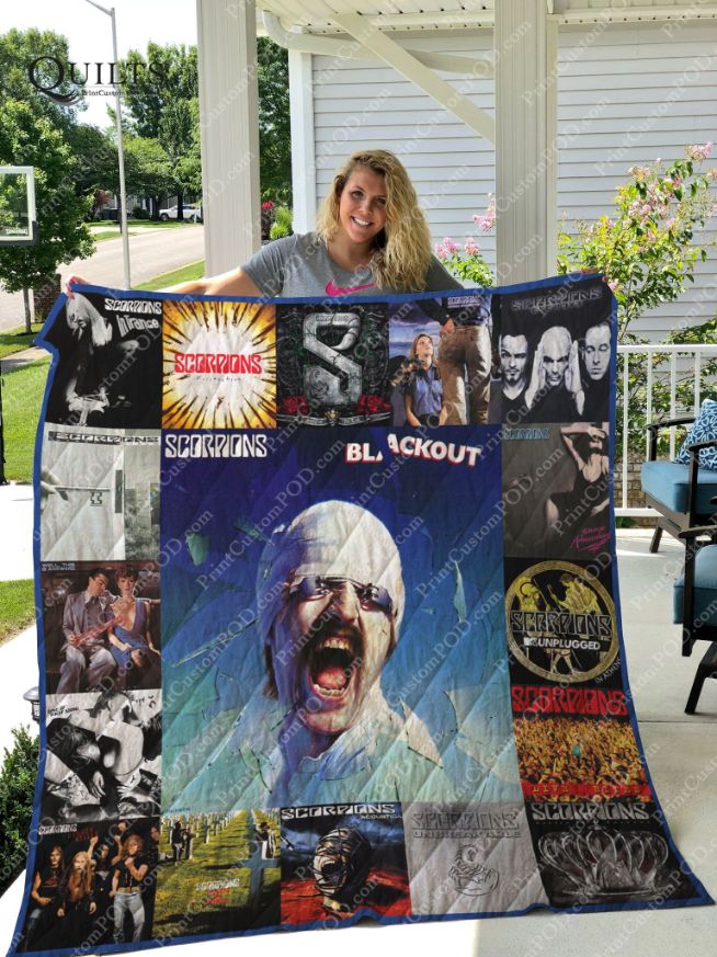 Scorpions Albums Quilt Blanket Bedding Set For Fans