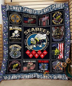 Seabees Quilt Blanket Bedding Set