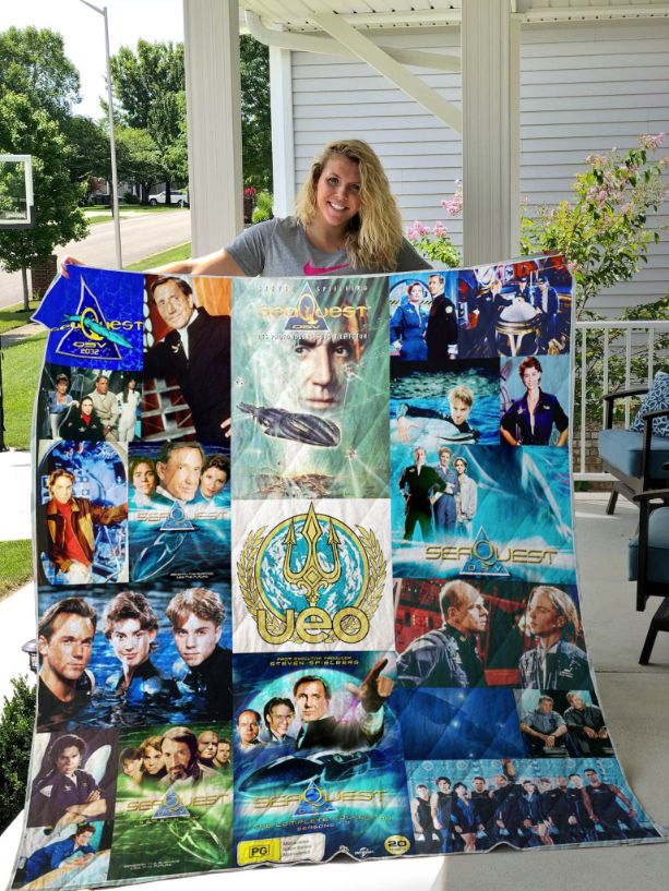 Seaquest Dsv Quilt Blanket Bedding Set for Home Décor