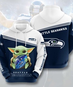 Seattle Seahawks Custom Sport All Over Print Hoodie 3D 10