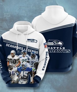 Seattle Seahawks Custom Sport All Over Print Hoodie 3D 11