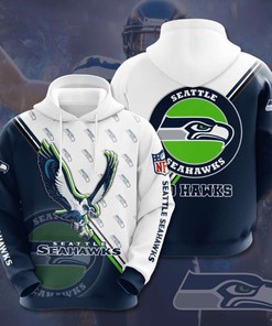 Seattle Seahawks Custom Sport All Over Print Hoodie 3D 13