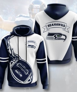 Seattle Seahawks Custom Sport All Over Print Hoodie 3D 2