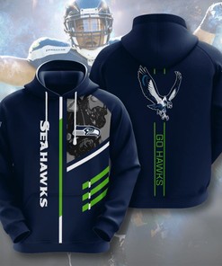 Seattle Seahawks Custom Sport All Over Print Hoodie 3D 6