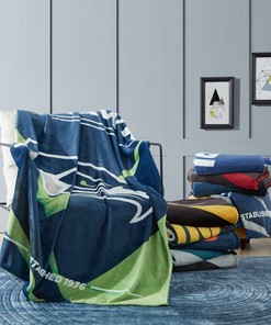Seattle Seahawks Fleece Blanket Sherpa Blanket Quilt Gift