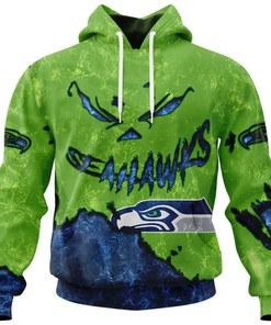 Seattle Seahawks Hoodie 3D Devil Eyes Gift for Fans