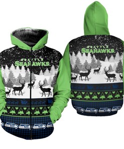 Seattle Seahawks Hoodie 3D Gifts for Fans