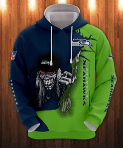 Seattle Seahawks Hoodie Ultra Death Graphic Gift for Halloween