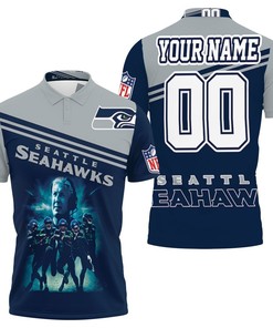 Seattle Seahawks Legend Players And Coach Personalized Polo Shirt All Over Print Shirt 3d T-shirt
