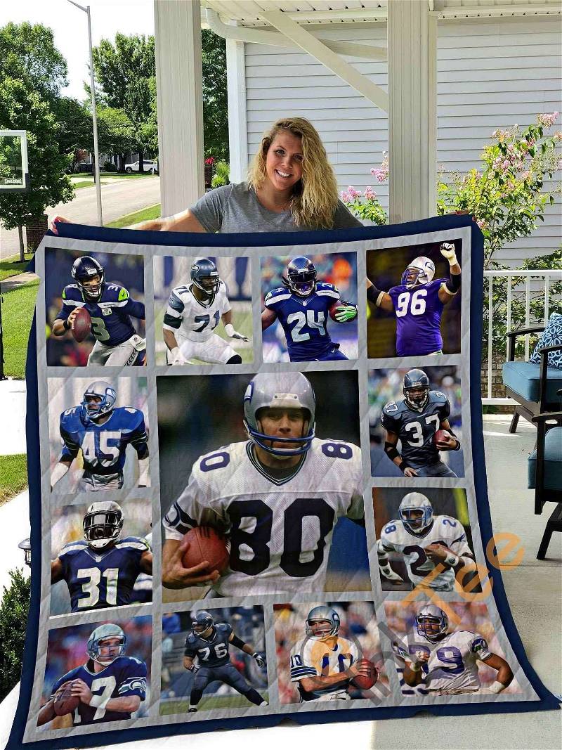 Seattle Seahawks Legends Quilt Blanket Bedding Set