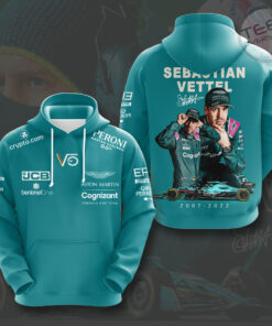 Sebastian Vettel hoodie 3D, F1 Clothes