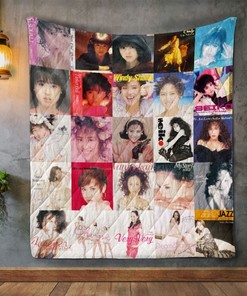 Seiko Album Covers Quilt Blanket Bedding Set for Home Décor