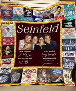 Seinfeld Tribute Quilt Blanket Bedding Set for Home Décor