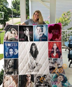 Selena Gomez Quilt Blanket Bedding Set