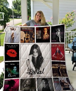 Selena Gomez Quilt Blanket Bedding Set for Home Décor