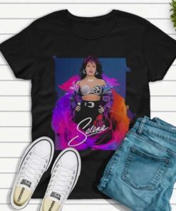 Selena Quintanilla Water Color Portrait T-Shirt