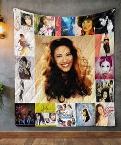 Selena Style Two Album Covers Quilt Blanket Bedding Set