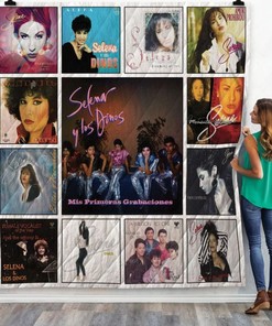 Selena Y Los Dinos Albums Quilt Blanket Bedding Set