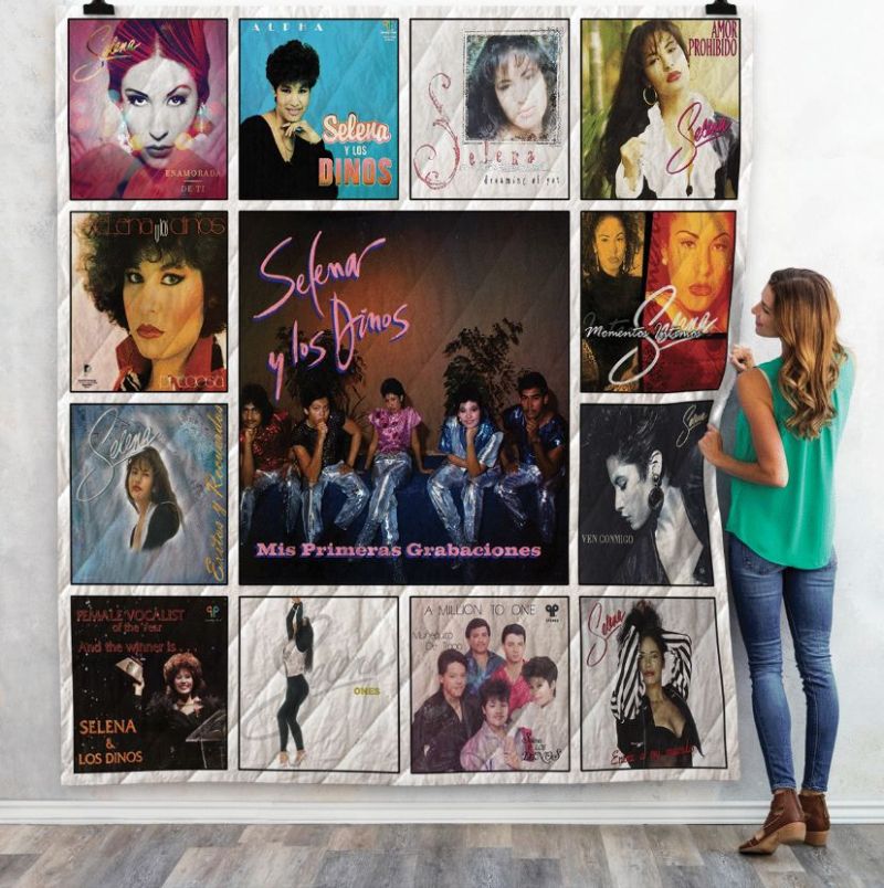 Selena Y Los Dinos Albums Quilt Blanket Bedding Set