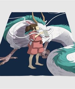 Sen And Haku Sherpa Fleece Blanket Gifts for Family, for Couple
