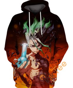 Senku Dr Stone Hoodie 3D