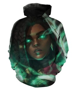 Senna League Of Legends Senna Green Hoodie 3D