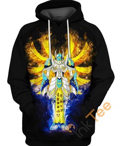 Seraphimon Digimon Hoodie 3D