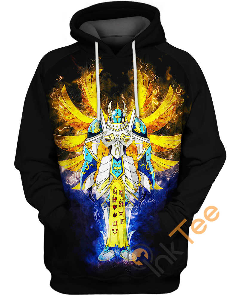 Seraphimon Digimon Hoodie 3D