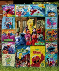 Sesame Street 1 Quilt Blanket Bedding Set