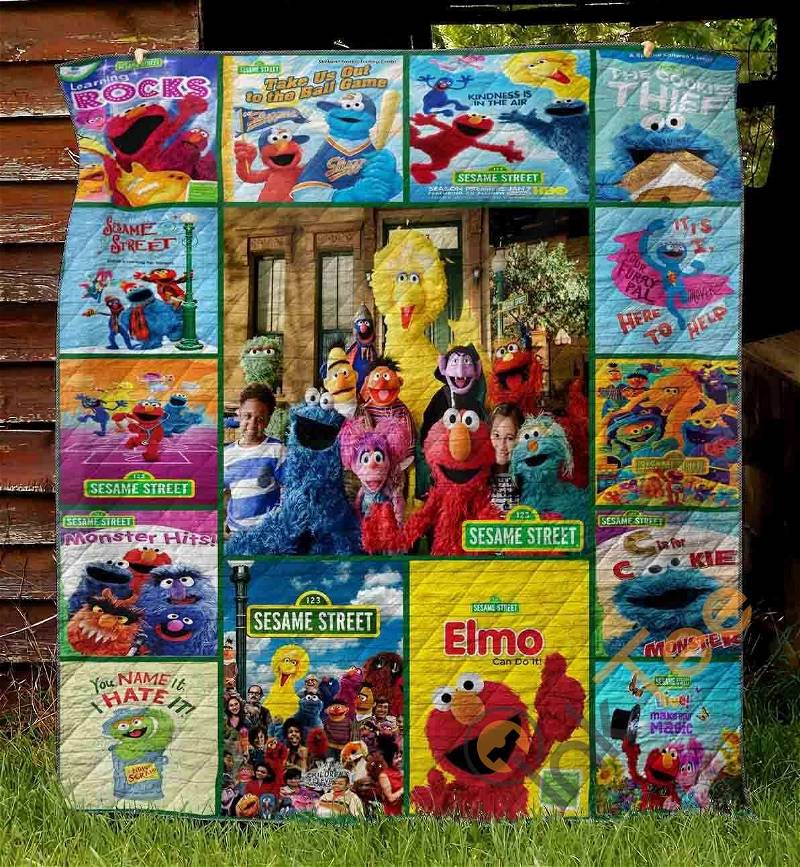 Sesame Street 1 Quilt Blanket Bedding Set