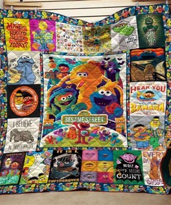 Sesame Street Personalized Quilt Blanket and Bedding Set