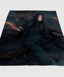 Severus Darkness Sherpa Fleece Blanket Gifts for Family, for Couple