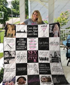 Sex And The City T-Shirt Quilt Blanket