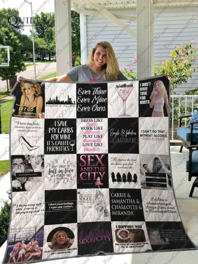 Sex And The City T-Shirt Quilt Blanket